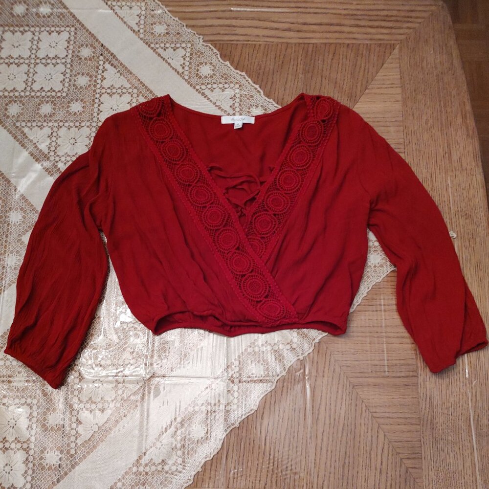 Active USA cropped top Medium